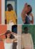Top Left: Saliou wears an outfit by HERMÈS. Top Right: Anna wears a swimsuit by LIDO. Bottom Left: Anna wears a swimsuit by MATTEAU. Bottom Right: Saliou wears a sweater and trousers by DIOR HOMME.
